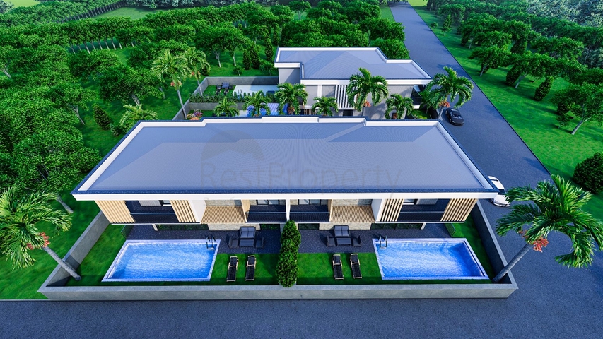 فلل 4 + 2 في دوشيمالتي-منطقة أنطاليا 