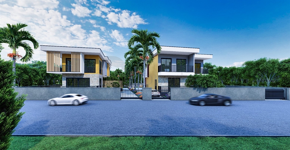 فلل 4 + 2 في دوشيمالتي-منطقة أنطاليا 