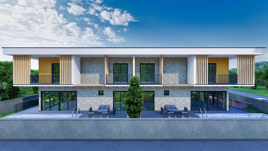 فلل 4 + 2 في دوشيمالتي-منطقة أنطاليا 