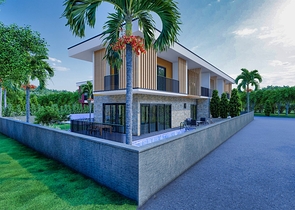 فلل 4 + 2 في دوشيمالتي-منطقة أنطاليا 