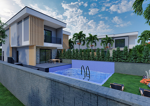 فلل 4 + 2 في دوشيمالتي-منطقة أنطاليا 