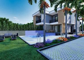 فلل 4 + 2 في دوشيمالتي-منطقة أنطاليا 