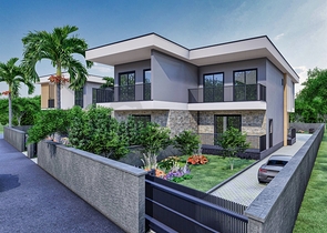 فلل 4 + 2 في دوشيمالتي-منطقة أنطاليا 