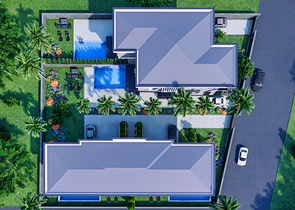 فلل 4 + 2 في دوشيمالتي-منطقة أنطاليا 