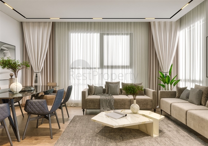 شقق 3+1 في كيبيز-منطقة أنطاليا