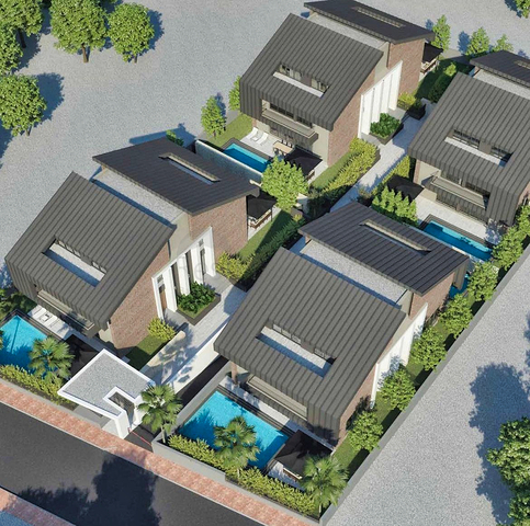 فلل 4 + 1 في المولاي يوسف - حي أنطاليا 