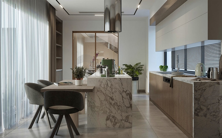 مشروع استثماري ، فلل في منطقة دوشيمالتي-أنطاليا