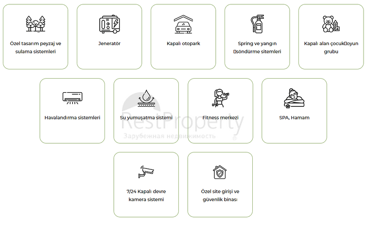 مشروع استثماري ، فلل في منطقة دوشيمالتي-أنطاليا