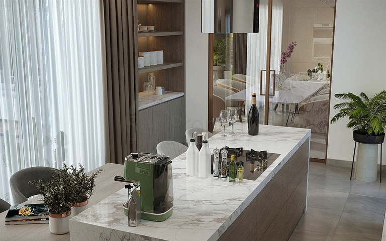 مشروع استثماري ، فلل في منطقة دوشيمالتي-أنطاليا