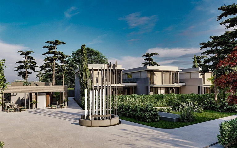 مشروع استثماري ، فلل في منطقة دوشيمالتي-أنطاليا