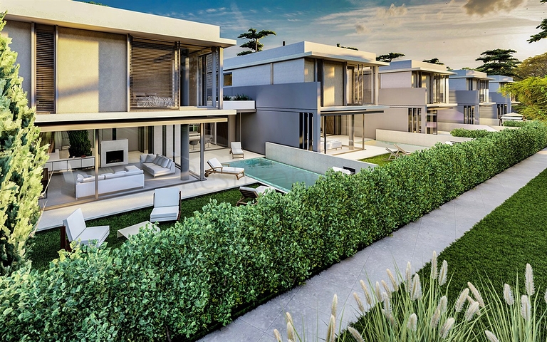 مشروع استثماري ، فلل في منطقة دوشيمالتي-أنطاليا