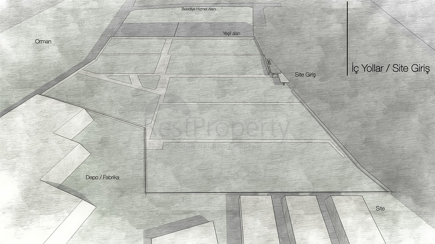 مشروع استثماري ، فلل في منطقة دوشيمالتي-أنطاليا