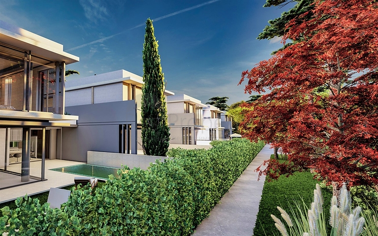 مشروع استثماري ، فلل في منطقة دوشيمالتي-أنطاليا