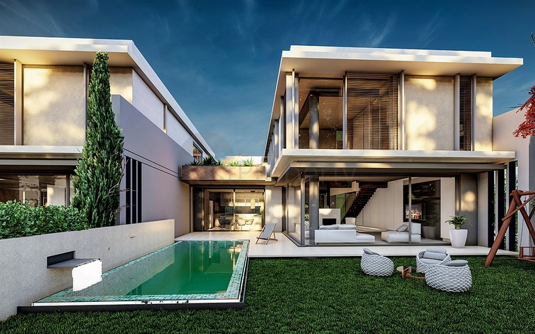 مشروع استثماري ، فلل في منطقة دوشيمالتي-أنطاليا