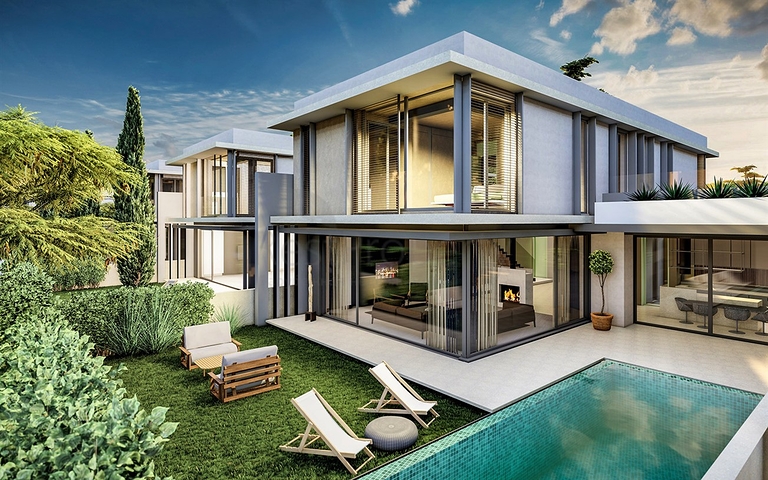 مشروع استثماري ، فلل في منطقة دوشيمالتي-أنطاليا