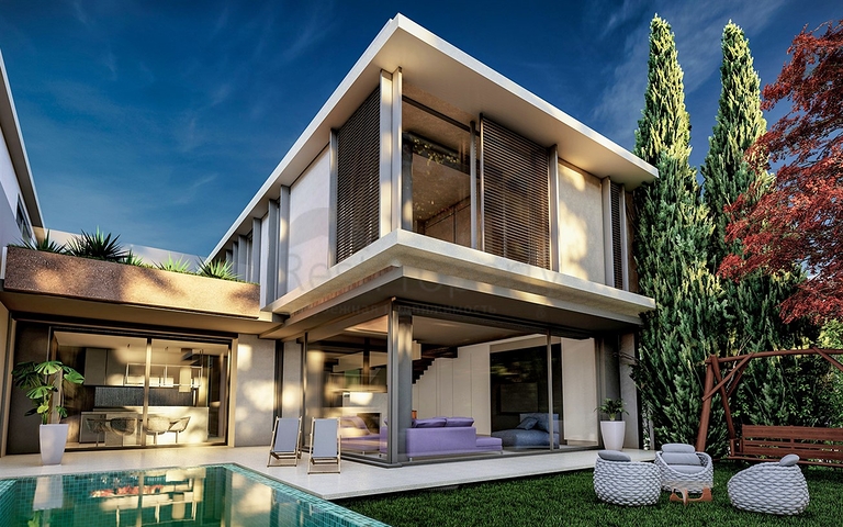 مشروع استثماري ، فلل في منطقة دوشيمالتي-أنطاليا