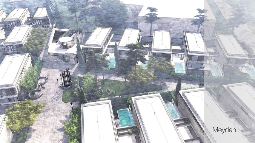 مشروع استثماري ، فلل في منطقة دوشيمالتي-أنطاليا