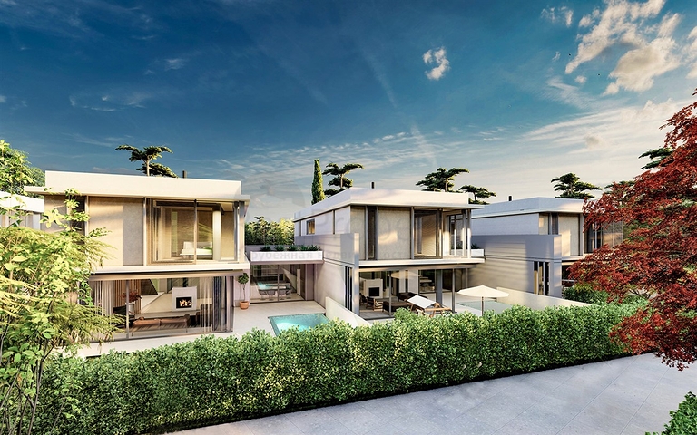 مشروع استثماري ، فلل في منطقة دوشيمالتي-أنطاليا