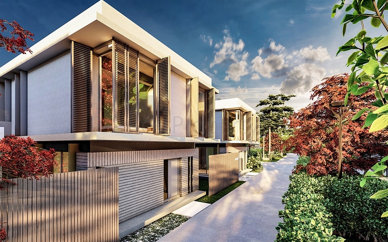 مشروع استثماري ، فلل في منطقة دوشيمالتي-أنطاليا