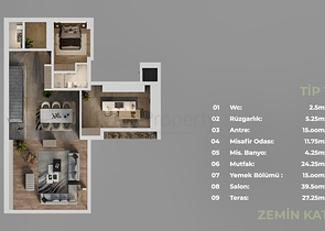 مشروع استثماري ، فلل في منطقة دوشيمالتي-أنطاليا