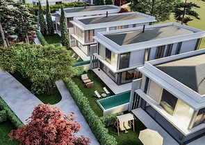 مشروع استثماري ، فلل في منطقة دوشيمالتي-أنطاليا