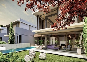 مشروع استثماري ، فلل في منطقة دوشيمالتي-أنطاليا