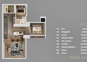 مشروع استثماري ، فلل في منطقة دوشيمالتي-أنطاليا