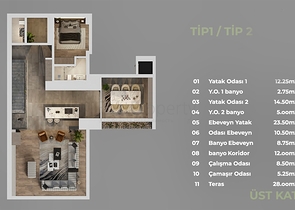 مشروع استثماري ، فلل في منطقة دوشيمالتي-أنطاليا