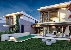 مشروع استثماري ، فلل في منطقة دوشيمالتي-أنطاليا