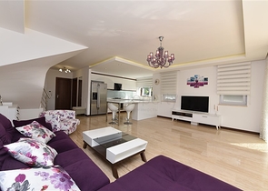 دوبلكس عائلية - 3 غرف وصالة - ضمن منطقة هادئة - كوناكليه / الانيا 