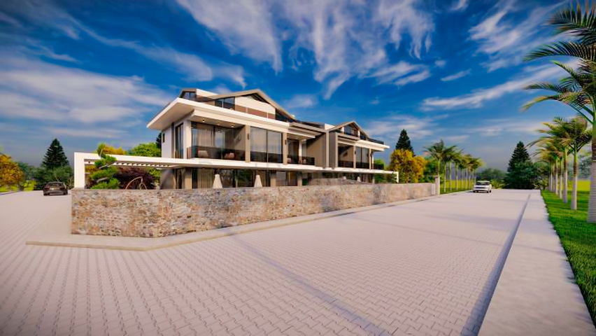 فيلا 5+1 في فتحية-منطقة أنطاليا 