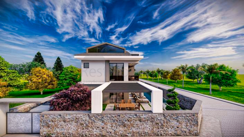 فيلا 5+1 في فتحية-منطقة أنطاليا 