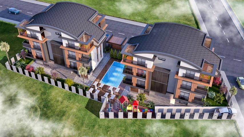 شقق 1+1 و 2+1 في منطقة كوشكافاجي - أنطاليا