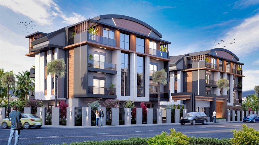 شقق 1+1 و 2+1 في منطقة كوشكافاجي - أنطاليا