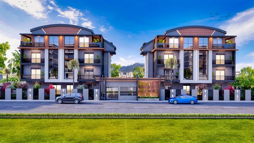 شقق 1+1 و 2+1 في منطقة كوشكافاجي - أنطاليا