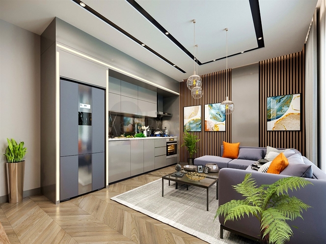 شقق 1+1 و 2+1 في منطقة كوشكافاجي - أنطاليا