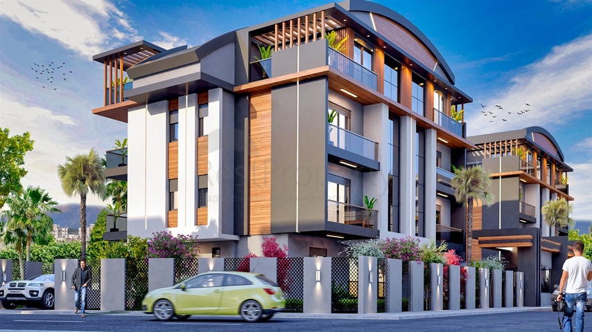 شقق 1+1 و 2+1 في منطقة كوشكافاجي - أنطاليا