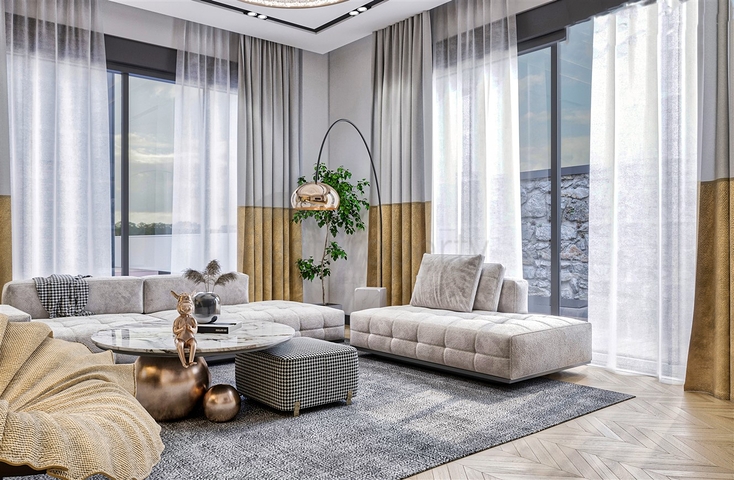 فلل 4 + 1 في دوشيميالتي-منطقة أنطاليا 