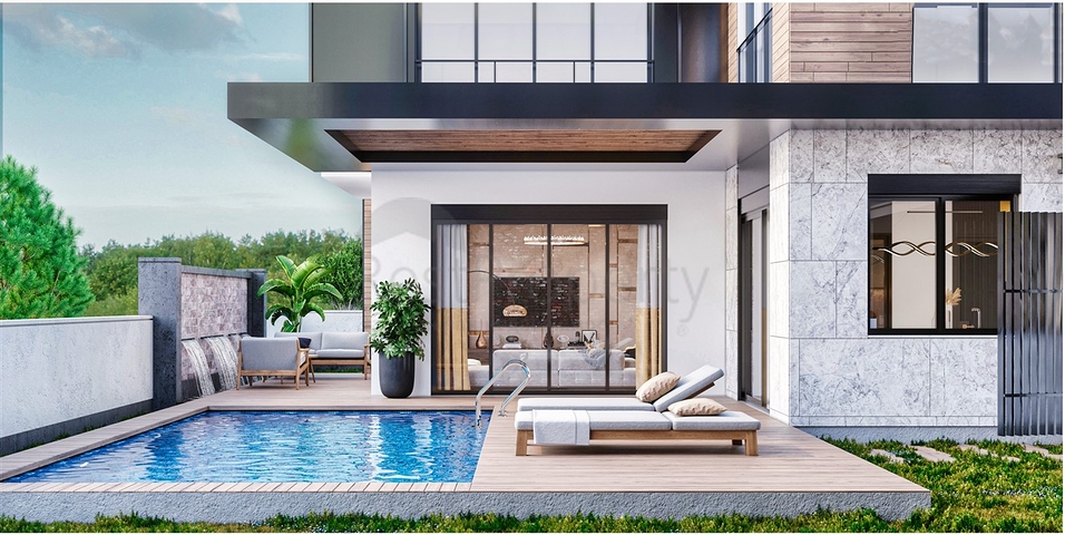 فلل 4 + 1 في دوشيميالتي-منطقة أنطاليا 