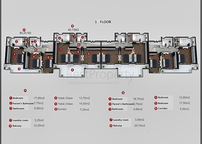 فيلا 4+1 في دوشيمالتي-منطقة أنطاليا 