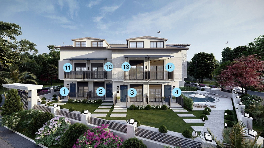 1 + 1 شقة 50 م2 في منطقة فتحية 