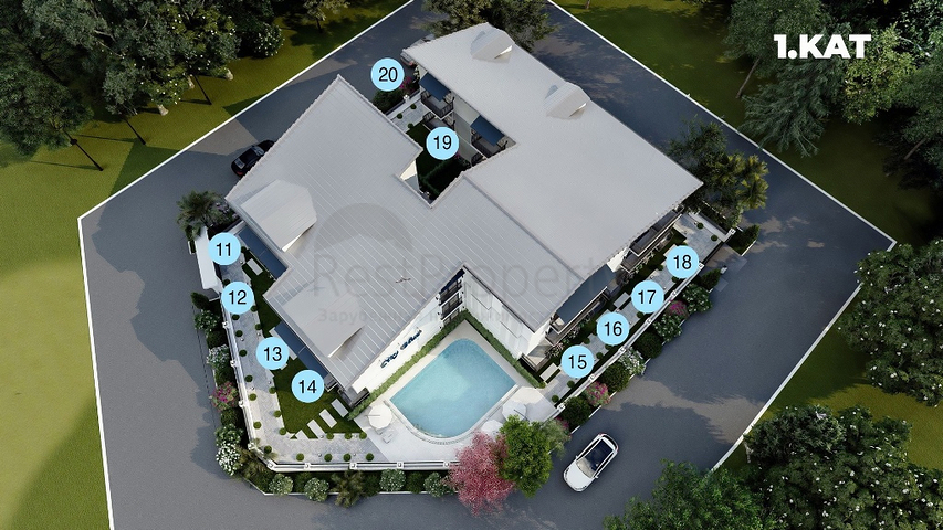 1 + 1 شقة 50 م2 في منطقة فتحية 