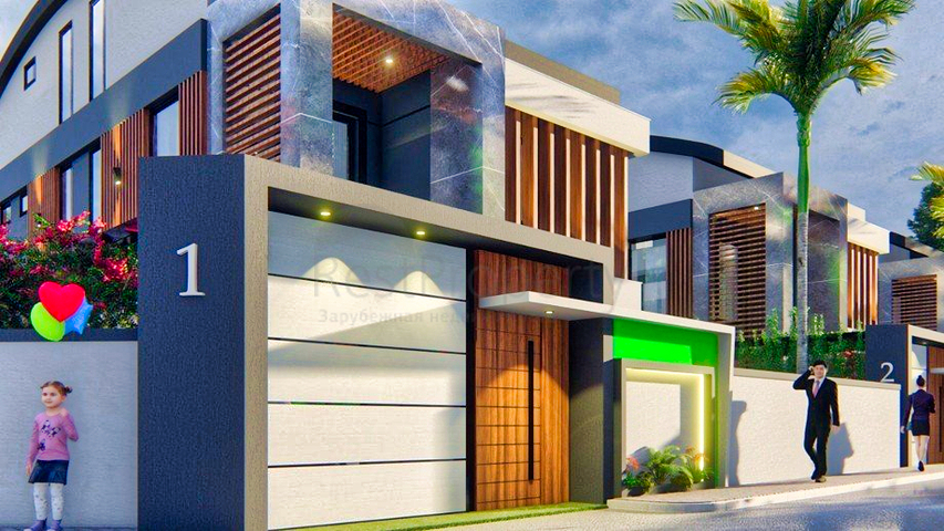 فلل 5 + 1 في منطقة دوشيميالتي-أنطاليا