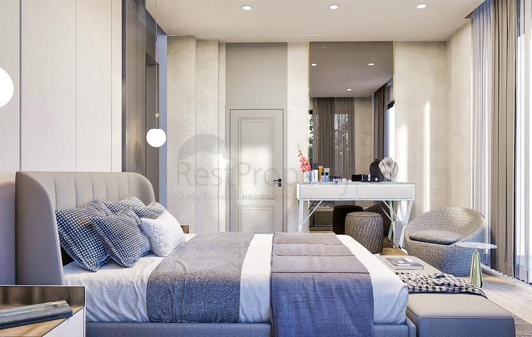 فلل 5 + 1 في منطقة دوشيميالتي-أنطاليا