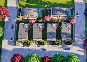 فلل 5 + 1 في منطقة دوشيميالتي-أنطاليا