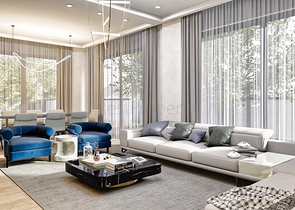 فلل 5 + 1 في منطقة دوشيميالتي-أنطاليا