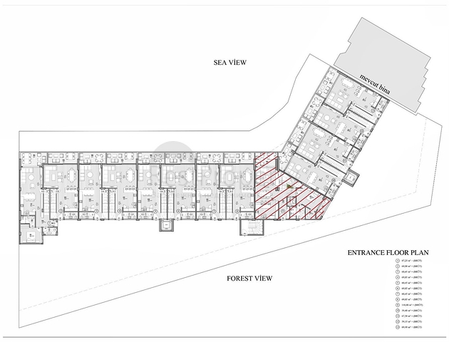 شقة 2+1 في منطقة فتحية