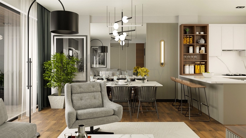 شقة 2+1 في منطقة فتحية