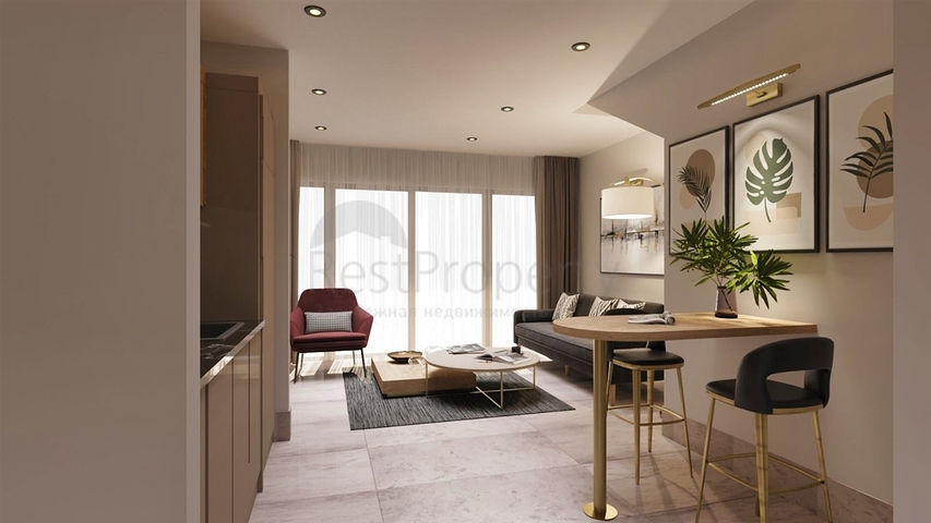 شقة 1+1 في منطقة فتحية