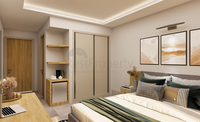 شقة 1+1 في منطقة فتحية